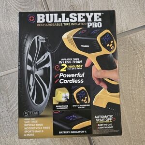 Bullseye Pro Rechargeable Tire Inflator